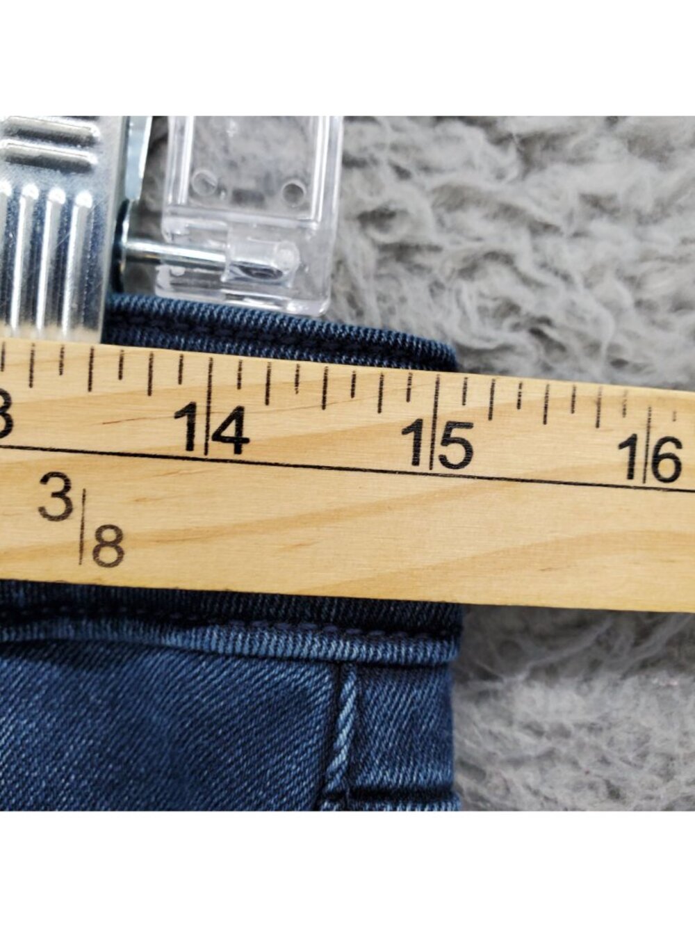 Old Navy Jeans Womens 10 Blue Rockstar Super Skinny High Rise Slim Pockets - Picture 4 of 11